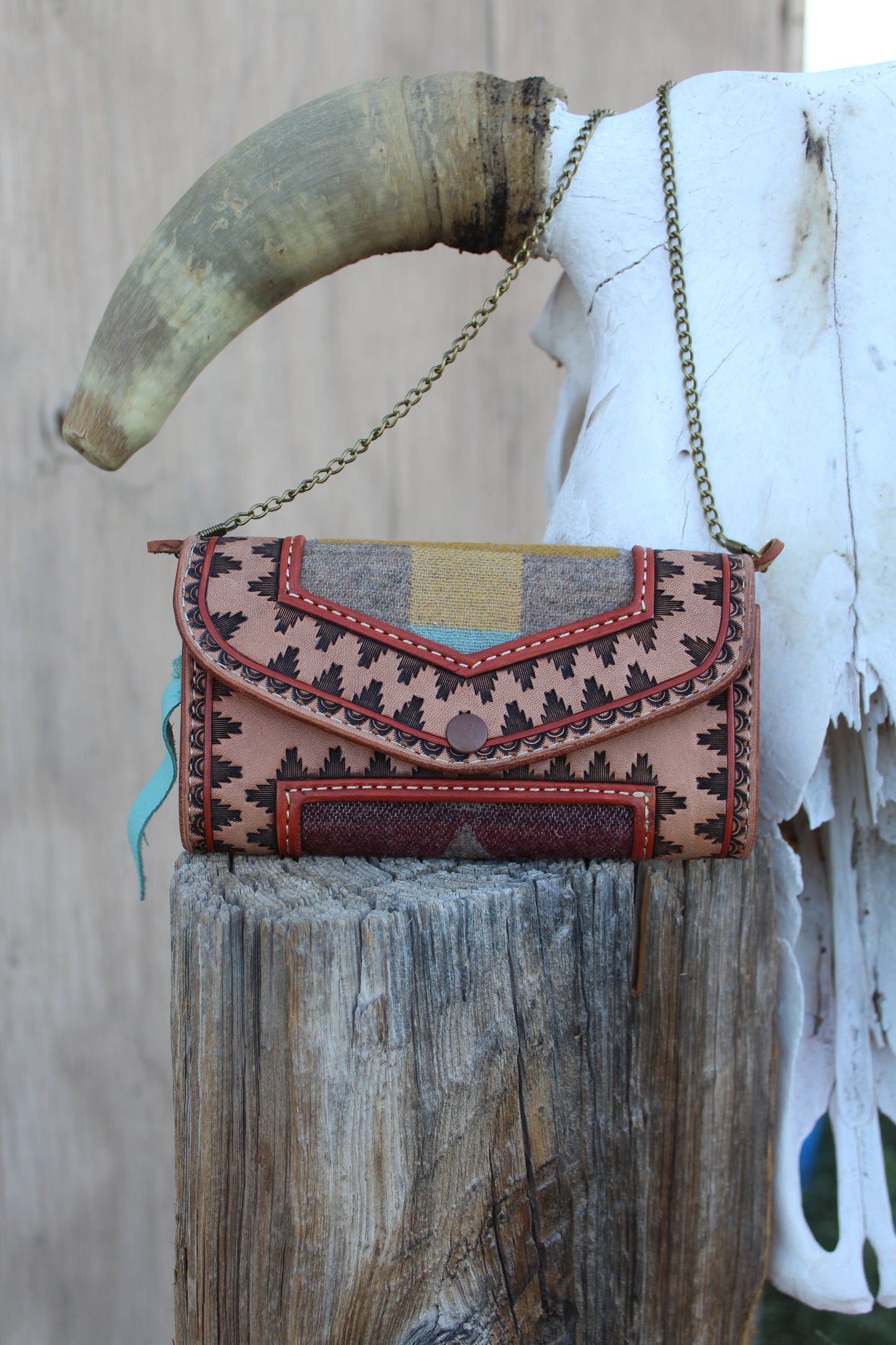 Thunderbird Pendleton Clutch Wallet