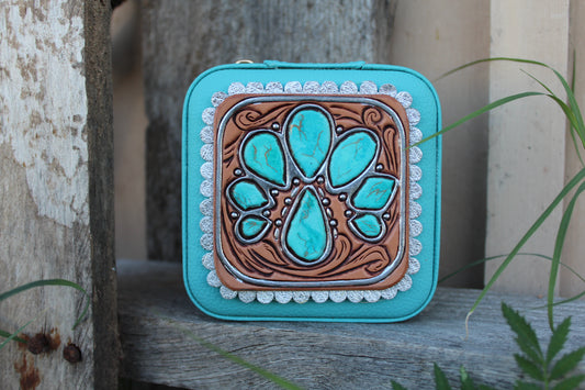 Turquoise Travel Case